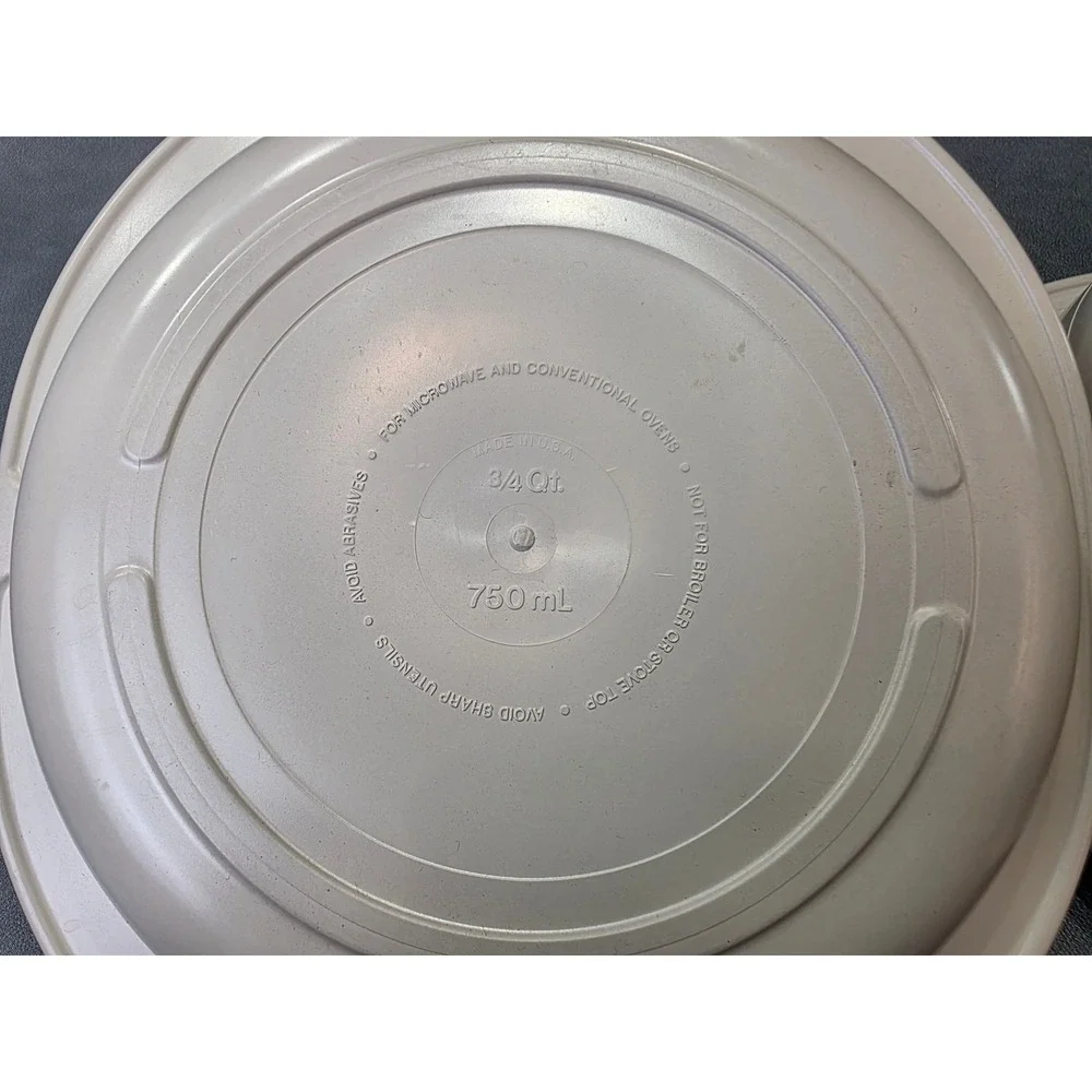 Tupperware Ultra 21 Ovenware Set 2Qt Casserole Steamer Colander 3/4Qt Lid Gray